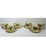 Set Of (6) Franciscan Apple Dinnerware Cup &amp; Saucer Sets- Made in USA - £23.59 GBP