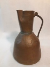Vintage Copper Turkish Islamic Primitive Coffee Tea Pot Vessel Farmhouse - $62.36