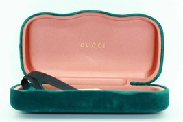 New Gucci Gg 0006O 013 HAVANA/GREEN-RED Authentic Eyeglasses Frame Optyl 55-17 - £99.33 GBP
