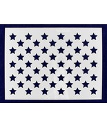 50 Star Field Stencil 14 Mil -12&quot;W X 16.5&quot;H - Painting /Crafts/ Templates - $32.02