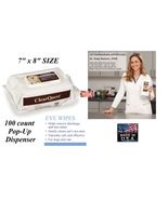 USA MADE Pet Grooming 100 ct PRO EYE Wipes Dispenser DOG CAT*Remove Tear... - $28.15 CAD