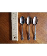 Lot 3x Lady Densmore 1955 Demitasse Spoons William Rogers AA Silverplate... - $20.00