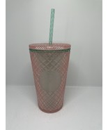 Starbucks Summer Jeweled Pearl Pink 16oz Grande Cold Cup Tumbler 2021 - $296.11 MXN