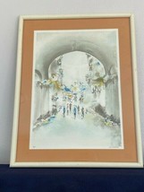 Lithograph &quot;Jerusalem Arches&quot; Framed - Signed by the artist Benavram -  - $118.80