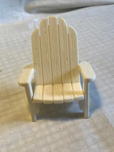 Fisher Price Loving Family white adirondack chair 1996 - $10.14