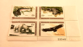 US SCOTT #1427-1430 Wildlife Conservation US STAMPS 8C BLOCK OF 4 MNH, 1971 - $4.11 CAD