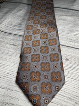 JOS. A. BANK Signature Collection Gold Geometric Silk Hand Made Tie - $17.00