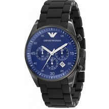 ARMANI AR5921 MENS BLUE SPORTIVO CHRONO WATCH - $129.89