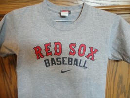 Nike Boston Red Sox Gray MLB 2010 Baseball 90-10 Screen T-shirt Youth S ... - £12.79 GBP