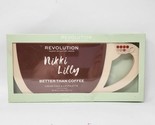 Revolution Nikki Lilly Better Than Coffee Cream Face &amp; Lip Palette Box Wear - $15.90