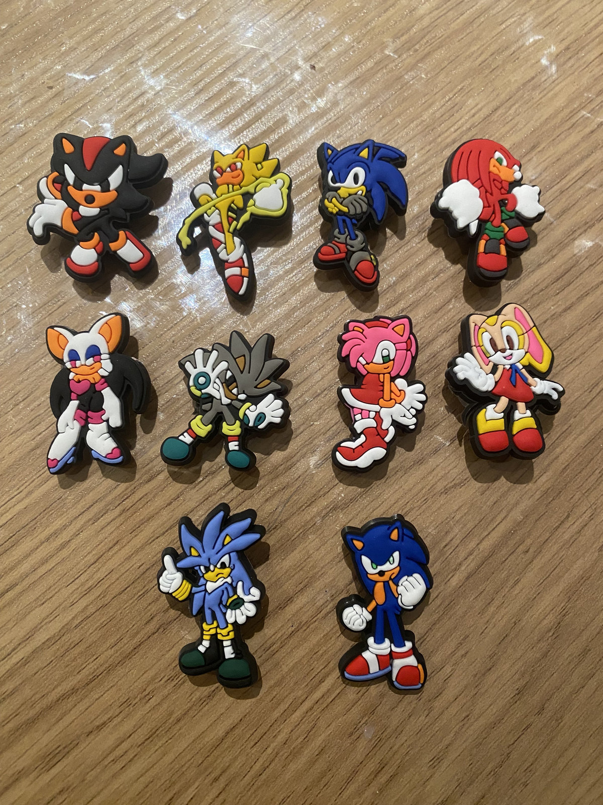 Sonic the hedgehog croc charms - $11.00