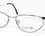 Vintage Cara M. 5310 F45 SILVER /MULTICOLOR EYEGLASSES GLASSES FRAME 52-... - $66.97