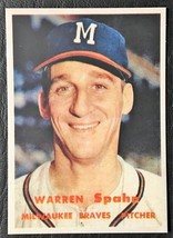 1957 Topps #90 Warren Spahn Reprint - MINT - Milwaukee Braves - £1.55 GBP