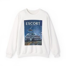 Ford Escort Retro Car Long Sleeve Sweatshirt Graphic Print Crewneck Unis... - $556.33 MXN+