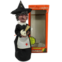 Partially Working 1989 TELCO Motion-Ettes Halloween Witch 16-20&quot; Original Box - £23.85 GBP