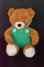Kohls Cares Plush Corduroy Teddy Bear Stuffed Animal 14&quot; Toy Don Freeman Green  - £9.14 GBP