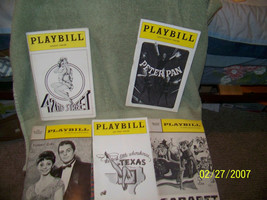 lot of {5} vintage broadway play bills{ mixed lot} - £23.37 GBP