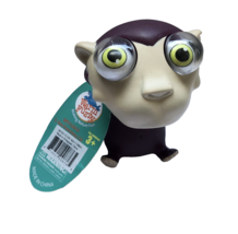 Warm Fuzzy Toys Poppin&#39; Peepers Monkey Fidget Squeeze Toy, 3” Stress Rel... - £7.44 GBP