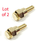 2 Pack GM Side Post Battery Terminal Adapter Positive Negative GMC Gold ... - $13.09