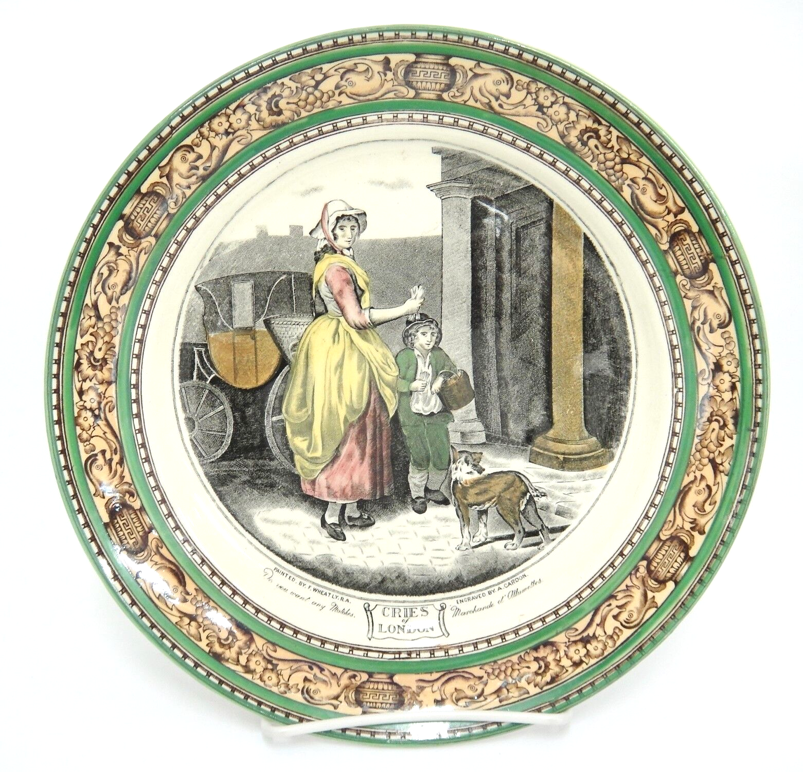 Primary image for Adams Cries of London Dinner Plate Do You Want Any Matches 9.75" Vintage