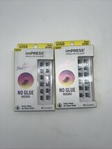 2 pack KISS : imPRESS False Eyelashes Lash Clusters Falsies (Classy Natu... - $13.76