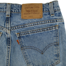 Women 12  Levis 15951 Vintage 30x31 USA Tapered Orange Tab Jeans Medium Wash - £63.09 GBP