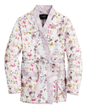 NWT Flora Obscura x J.Crew Floral Quilted Reversible Wrap Jacket PrimaLoft XS - £194.69 GBP