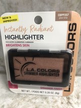 L.A. COLORS Instantly Radiant Highlighter CBPP257 Glow Time:0.28oz-Shimmer - $12.75