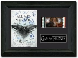 Game Of Thrones Cast Signed 35 mm Film Cell Display Framed Stunning collectable - £11.87 GBP