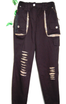 Tenax  Women&#39;s Black SEQUINS Design Fancy Italy Pants Size US 8 EU 42 - $83.80