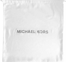 Michael Kors Medium Drawstring Dust Bag Ivory / Silver 16&quot;x14&quot; 35S0PU0N6C FS - £15.17 GBP