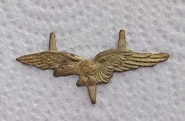 Vintage Brass Militaria Aviation RAF Royal Air Force Pathfinder Wing bad... - $14.99