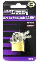 Brass Padlock with Keys - £4.67 GBP+