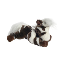 Aurora Super Flopsie Brown and White Appaloosa Pony Horse 12&quot; Jumbo Large - £16.03 GBP