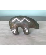 Raku Studio Art Pottery Fetish Bear Figurine Signed Jeremy Diller - $395.76 MXN