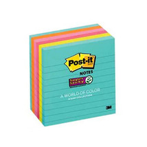 Post-It Lined Super Sticky Notes 6pk - Miami - $40.55
