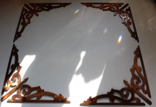 Scroll Corners (V Shaped) - Metal Wall Art - Copper 6"   Item image 3