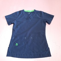 Cherokee Scrubs Women XS Blue Medical Nurse Workwear V Neck - $11.73 CAD
