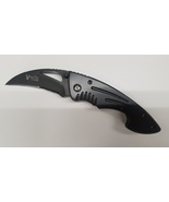 Master CollectionTactical Folding 7&quot; Knife With Pocket Clip Black Blade ... - £8.89 GBP