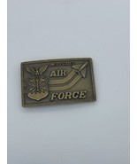 United States Air Force Belt Buckle Vintage USAF Brass Military Airplane - $41.10 CAD