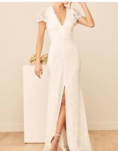 Lulus Your Hand in Mine White Lace Flutter Sleeve Maxi Dress! - £48.32 GBP