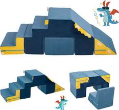 Climbing Toys Foam Soft Play for Toddlers, Dinosaur Foldable Soft Climbe... - $242.35 CAD