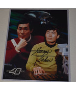 Autographed George Takei Sulu Hand Signed 8x10 Photo Star Trek 40th Anni... - $69.91