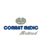 Combat Medic Retired Medical Badge Embroidered Polo Shirt - $569.27 MXN+
