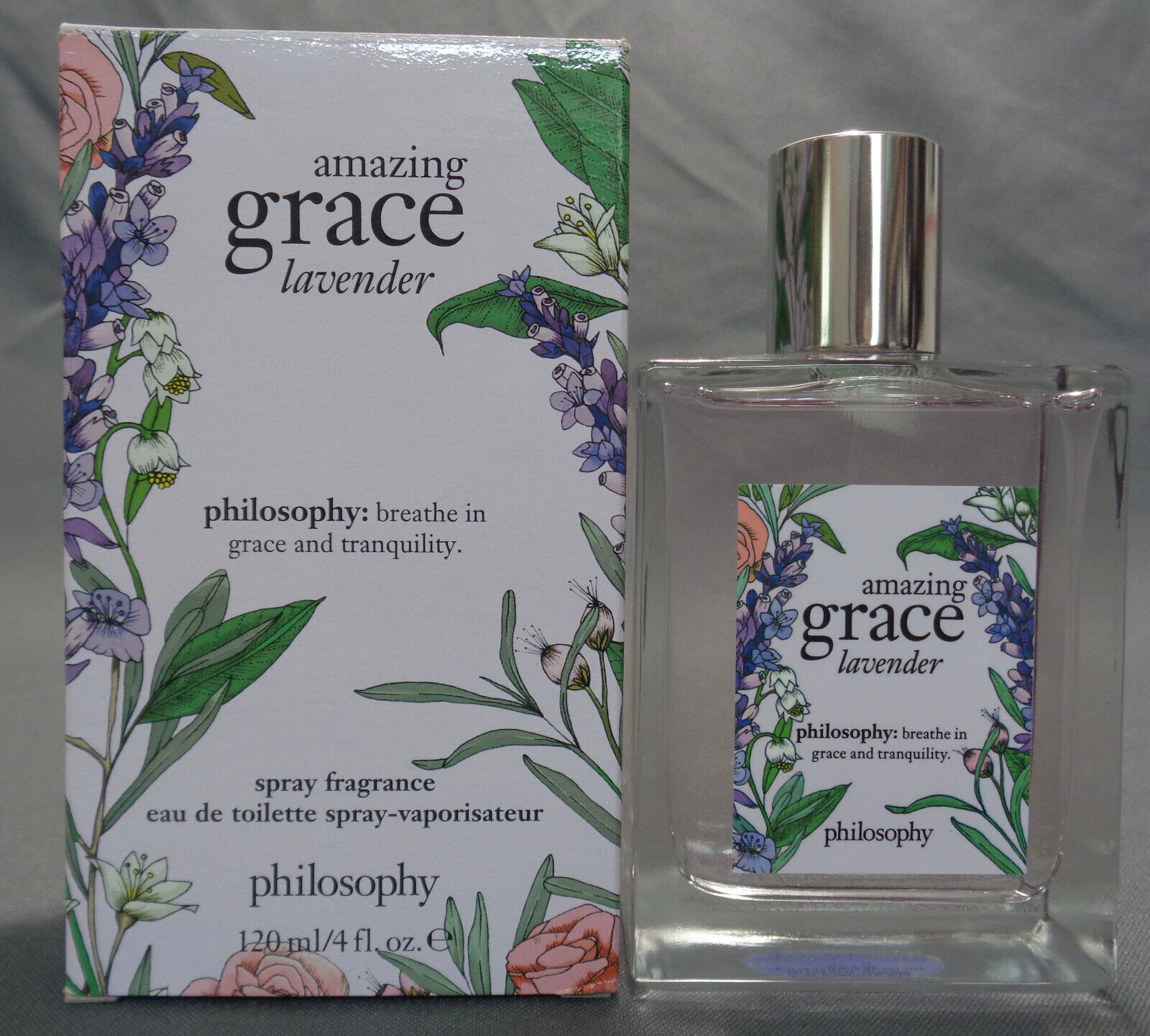 Amazing Grace Lavender Spray Fragrance EDT Eau de Toilette 4 Oz 120 ml Perfume - $49.99