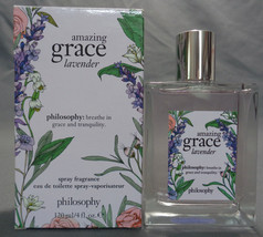 Amazing Grace Lavender Spray Fragrance EDT Eau de Toilette 4 Oz 120 ml P... - £39.90 GBP