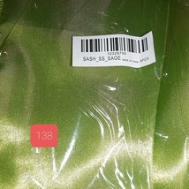 Sage Green Satin Sashes ~ appoximately 6&quot; x 108&quot; ~  Lot of 138  ~ ranjacuj - $90.14 CAD