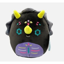 Squishmallows 8&quot; Tetero The Triceratops Day of the Dead 2023 Halloween Plush Stu - £12.42 GBP