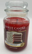 Yankee Candle Red Velvet Housewarmer Candle 22 oz One Wick  Preowned - £35.87 GBP