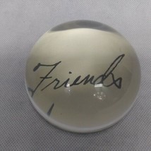 Friends Paperweight Ben&#39;s Garden Round Glass - $14.95